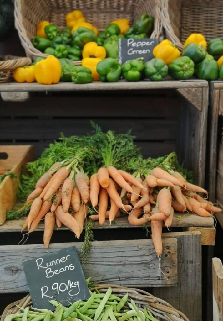 grönsaksmarknad i Kapstaden
